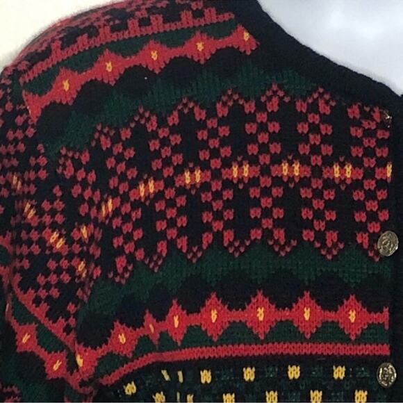 Vintage Casual Corner Scottish Terrier Cardigan M | Ugly Christmas Sweater - Picture 6 of 16